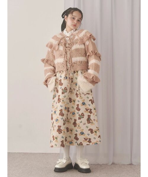 bear and bearジャガードジャンスカ（ジャンパースカート）｜merry
