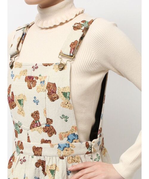 bear and bearジャガードジャンスカ（ジャンパースカート）｜merry