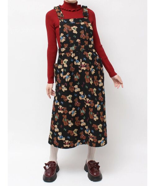 bear and bearジャガードジャンスカ（ジャンパースカート）｜merry
