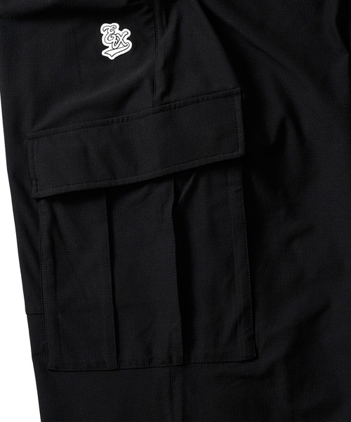 EXAMPLE（エグザンプル）の「EXAMPLE AIR CARGO SIDE BUTTONS PANTS（カーゴパンツ・メンズ・ブラック・XXL/XL/L/M）」の9枚目の写真