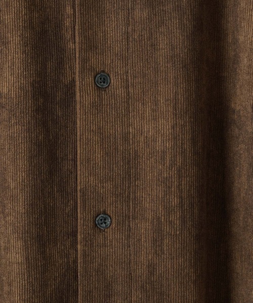 CASPER JOHN（キャスパージョン）の「Various loose shirts-fade corduroy- / バリアスルーズシャツ-フェードコーデュロイ-（シャツ/ブラウス・メンズ・ブラウン/ホワイト系その他/ブラック/グレー/ブラック系その他・LARGE/MEDIUM/SMALL/X-SMALL）」の10枚目の写真