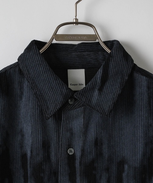 CASPER JOHN（キャスパージョン）の「Various loose shirts-fade corduroy- / バリアスルーズシャツ-フェードコーデュロイ-（シャツ/ブラウス・メンズ・ブラウン/ホワイト系その他/ブラック/グレー/ブラック系その他・LARGE/MEDIUM/SMALL/X-SMALL）」の17枚目の写真