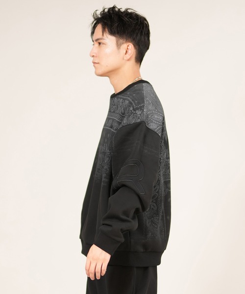 RVCA(ルーカ)の「RVCA/ルーカ FADE BACK SIDE ARCH RVCA スウェット BF042-001(スウェット・メンズ・ブラック×ホワイト/ブラウン系カモフラージュ/オートミール/ブラック系その他・S/M/L)」の11枚目の写真