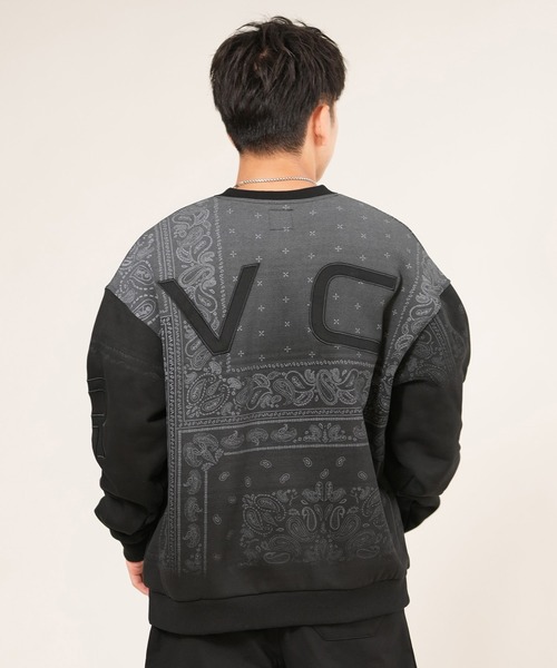 RVCA(ルーカ)の「RVCA/ルーカ FADE BACK SIDE ARCH RVCA スウェット BF042-001(スウェット・メンズ・ブラック×ホワイト/ブラウン系カモフラージュ/オートミール/ブラック系その他・S/M/L)」の12枚目の写真