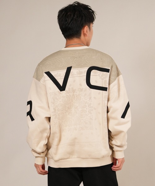 RVCA(ルーカ)の「RVCA/ルーカ FADE BACK SIDE ARCH RVCA スウェット BF042-001(スウェット・メンズ・ブラック×ホワイト/ブラウン系カモフラージュ/オートミール/ブラック系その他・S/M/L)」の18枚目の写真