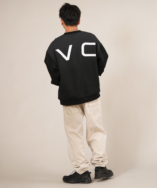 RVCA(ルーカ)の「RVCA/ルーカ FADE BACK SIDE ARCH RVCA スウェット BF042-001(スウェット・メンズ・ブラック×ホワイト/ブラウン系カモフラージュ/オートミール/ブラック系その他・S/M/L)」の8枚目の写真