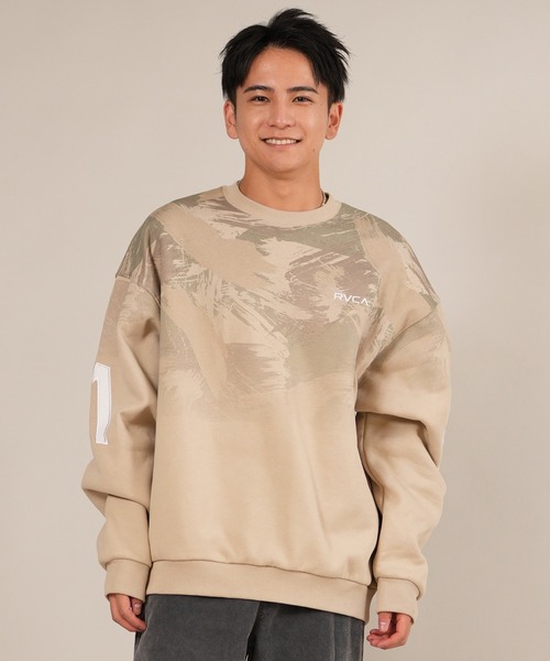 RVCA(ルーカ)の「RVCA/ルーカ FADE BACK SIDE ARCH RVCA スウェット BF042-001(スウェット・メンズ・ブラック×ホワイト/ブラウン系カモフラージュ/オートミール/ブラック系その他・S/M/L)」の22枚目の写真