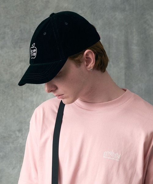 Manhattan Portage/マンハッタンポーテージ キャップ APPLE EMB VELOUR