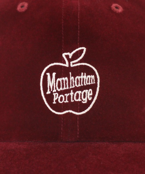 Manhattan Portage(マンハッタンポーテージ)の「Manhattan Portage/マンハッタンポーテージ キャップ APPLE EMB VELOUR 6P CAP MP339(キャップ・メンズ・ブラック/ネイビー/レッド/ブラウン・FREE)」の11枚目の写真