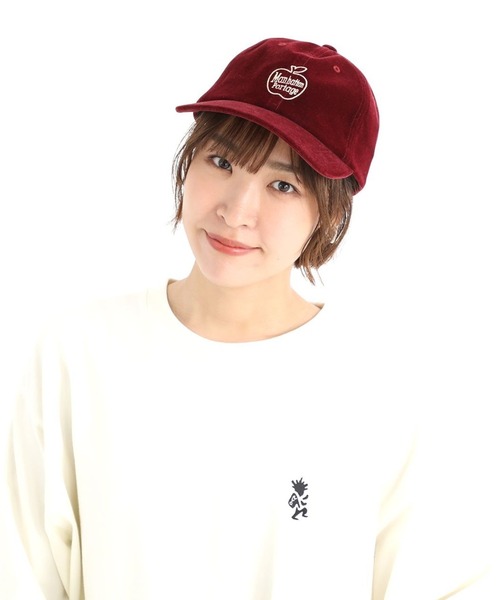 Manhattan Portage(マンハッタンポーテージ)の「Manhattan Portage/マンハッタンポーテージ キャップ APPLE EMB VELOUR 6P CAP MP339(キャップ・メンズ・ブラック/ネイビー/レッド/ブラウン・FREE)」の15枚目の写真