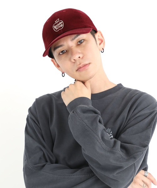Manhattan Portage(マンハッタンポーテージ)の「Manhattan Portage/マンハッタンポーテージ キャップ APPLE EMB VELOUR 6P CAP MP339(キャップ・メンズ・ブラック/ネイビー/レッド/ブラウン・FREE)」の12枚目の写真