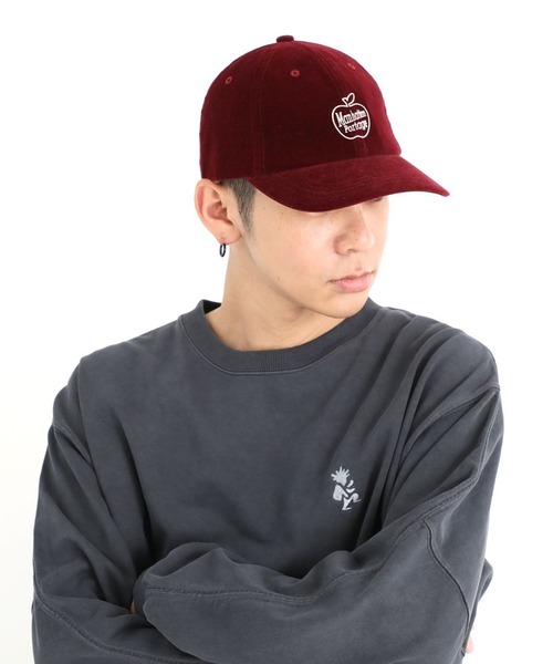 Manhattan Portage(マンハッタンポーテージ)の「Manhattan Portage/マンハッタンポーテージ キャップ APPLE EMB VELOUR 6P CAP MP339(キャップ・メンズ・ブラック/ネイビー/レッド/ブラウン・FREE)」の13枚目の写真