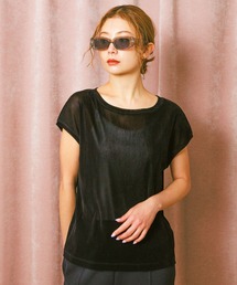 BAYFLOW | フロッキーチュール半袖Tシャツ(Tシャツ/カットソー)