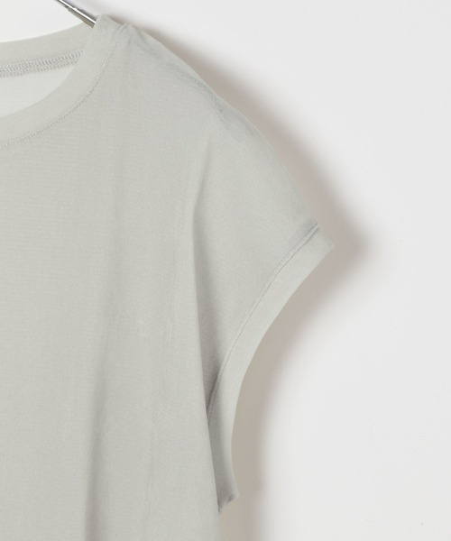 BAYFLOW（ベイフロー）の「フロッキーチュール半袖Tシャツ（Tシャツ/カットソー・レディース・ブラック/グレー/シルバーグレー・FREE）」の8枚目の写真