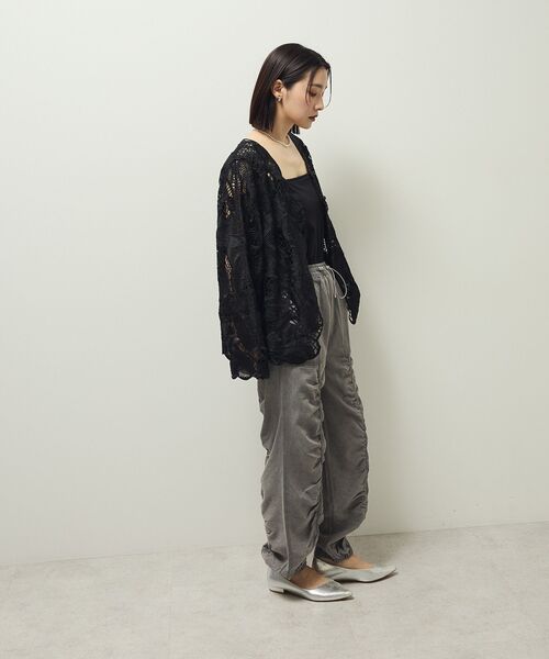 ELENCARE DUE(エレンカーレデュエ)の「・ELENCARE DUE レーシーカーディガン(カーディガン/ボレロ・レディース・キャメル/カーキ/ブラック/アイボリー・FREE)」の14枚目の写真