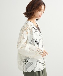 ELENCARE DUE | ・ELENCARE DUE レーシーカーディガン(カーディガン/ボレロ)