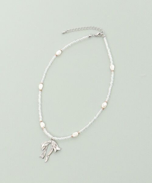 MAJESTIC LEGON（マジェスティックレゴン）の「きらきらリボンモチーフネックレス（ネックレス・レディース・A/B・FREE）」の10枚目の写真