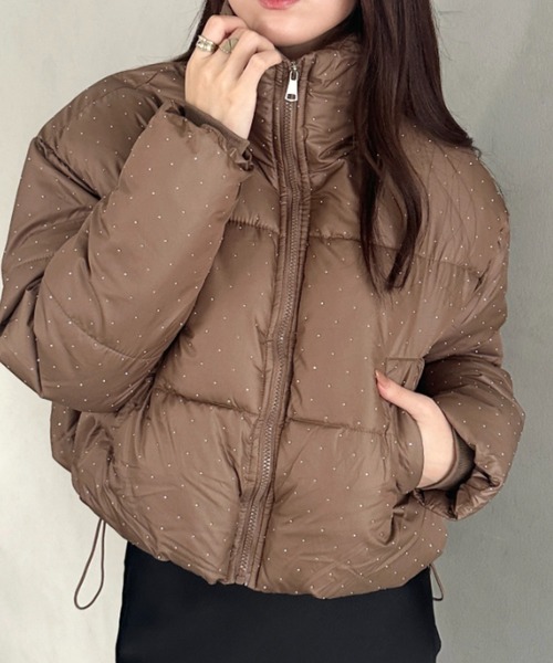 セール】ストーンショート丈ダウン（ダウンジャケット/コート