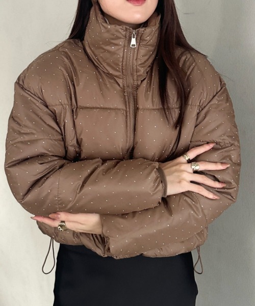 セール】ストーンショート丈ダウン（ダウンジャケット/コート