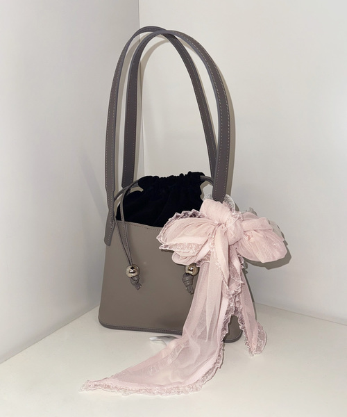 EDIT. FOR LULU（エディットフォールル）の「【SIMONE WILD for LULU】MESH FRILL TRIANGLE（その他小物・レディース・ピンク/ネイビー・FREE）」の10枚目の写真