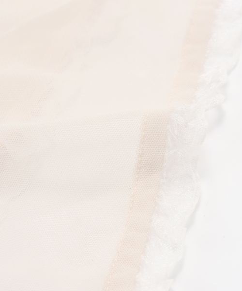 EDIT. FOR LULU（エディットフォールル）の「【SIMONE WILD for LULU】MESH FRILL TRIANGLE（その他小物・レディース・ピンク/ネイビー・FREE）」の5枚目の写真