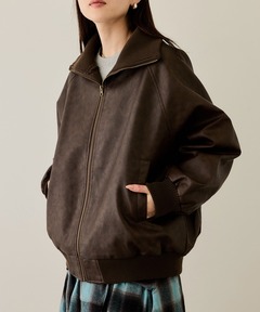 セール】FAKE LEATHER BALLOON JACKET（その他アウター）｜CLANE