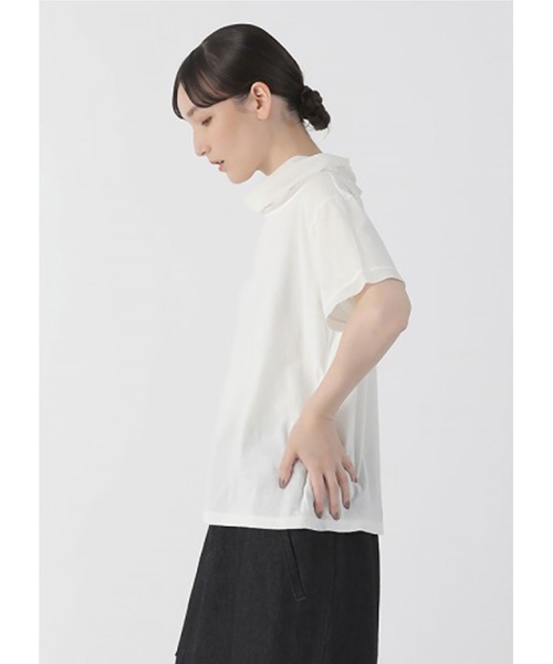 Plantation(プランテーション)の「コットンチュール / Tシャツ / (O)(Tシャツ/カットソー・レディース・ライトブルー/ホワイト/レッド・L size/M size)」の7枚目の写真