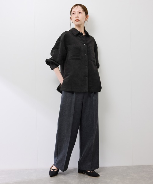 ROPE' PICNIC(ロペピクニック)の「スエードシャツ(シャツ/ブラウス・レディース・ブラウン/ベージュ系その他/スミクロ・FREE)」の5枚目の写真