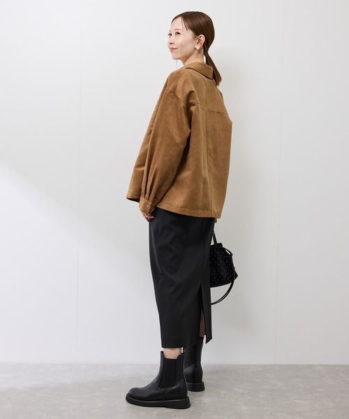 ROPE' PICNIC(ロペピクニック)の「スエードシャツ(シャツ/ブラウス・レディース・ブラウン/ベージュ系その他/スミクロ・FREE)」の12枚目の写真