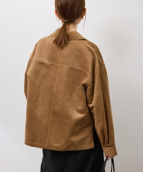 ROPE' PICNIC(ロペピクニック)の「スエードシャツ(シャツ/ブラウス・レディース・ブラウン/ベージュ系その他/スミクロ・FREE)」の15枚目の写真