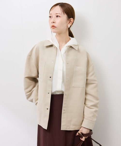 ROPE' PICNIC(ロペピクニック)の「スエードシャツ(シャツ/ブラウス・レディース・ブラウン/ベージュ系その他/スミクロ・FREE)」の20枚目の写真