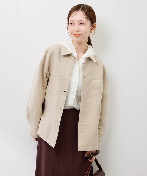 ROPE' PICNIC(ロペピクニック)の「スエードシャツ(シャツ/ブラウス・レディース・ブラウン/ベージュ系その他/スミクロ・FREE)」の21枚目の写真