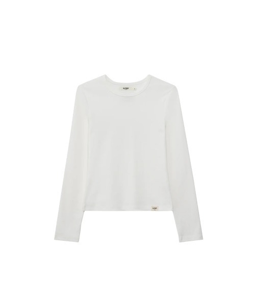 GLOWNY（グロウニ―）の「G CLASSIC LONG SLEEVE（Tシャツ/カットソー・レディース・ホワイト/ブラック/グレー・SMALL/MEDIUM/LARGE/X-SMALL/X-LARGE）」の4枚目の写真