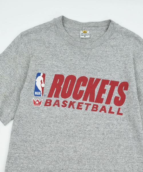 LABORATORY R(ラボラトリーアール)の「【USED】90s McGREGOR “NBA ROCKET” バスケ Tシャツ(Tシャツ/カットソー・メンズ・グレー・MEDIUM)」の2枚目の写真