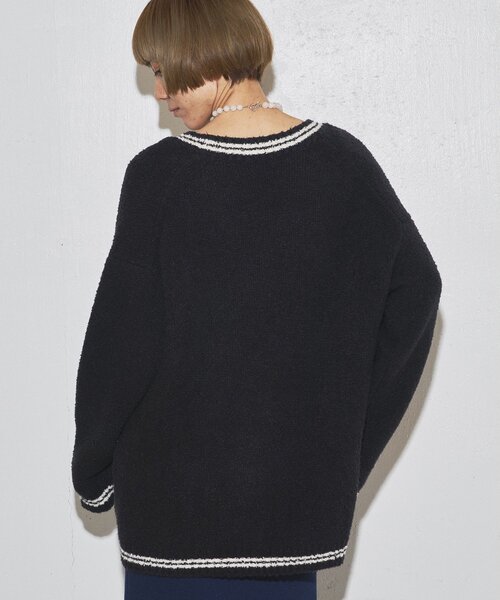 GEMINI】ワッペンツキニットカーディガン（カーディガン/ボレロ