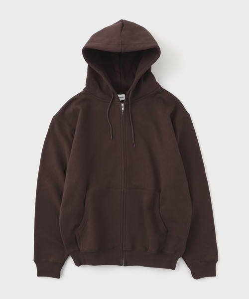 WISM（ウィズム）の「BASEMENT GEAR / ベースメントギア 15oz Garment Dye ZU Hoodie（パーカー・メンズ・ブラウン/ネイビー/ブラック/ライトグレー/ブルー/ピンク・LARGE/X-LARGE/MEDIUM）」の3枚目の写真