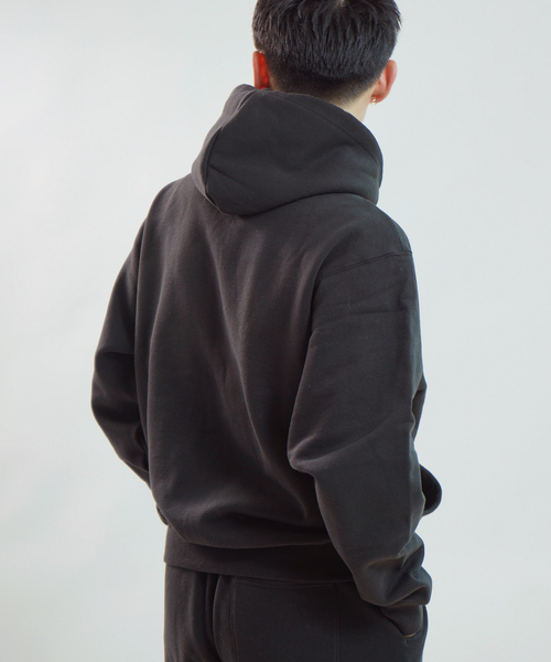 WISM（ウィズム）の「BASEMENT GEAR / ベースメントギア 15oz Garment Dye ZU Hoodie（パーカー・メンズ・ブラウン/ネイビー/ブラック/ライトグレー/ブルー/ピンク・LARGE/X-LARGE/MEDIUM）」の11枚目の写真