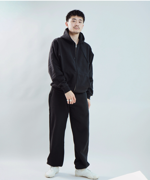 WISM（ウィズム）の「BASEMENT GEAR / ベースメントギア 15oz Garment Dye ZU Hoodie（パーカー・メンズ・ブラウン/ネイビー/ブラック/ライトグレー/ブルー/ピンク・LARGE/X-LARGE/MEDIUM）」の12枚目の写真