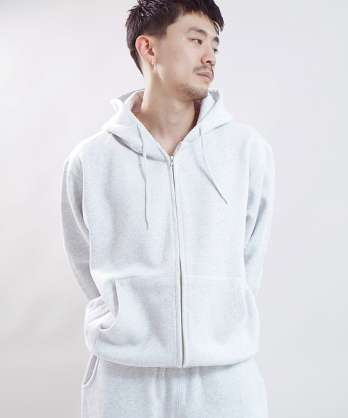 WISM（ウィズム）の「BASEMENT GEAR / ベースメントギア 15oz Garment Dye ZU Hoodie（パーカー・メンズ・ブラウン/ネイビー/ブラック/ライトグレー/ブルー/ピンク・LARGE/X-LARGE/MEDIUM）」の15枚目の写真