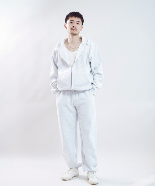 WISM（ウィズム）の「BASEMENT GEAR / ベースメントギア 15oz Garment Dye ZU Hoodie（パーカー・メンズ・ブラウン/ネイビー/ブラック/ライトグレー/ブルー/ピンク・LARGE/X-LARGE/MEDIUM）」の18枚目の写真