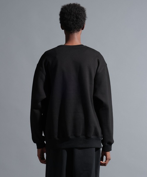 NUMERALS（ヌメラルズ）の「[NUMERALS]ヘビー裏毛ロゴスウェット（スウェット・メンズ・ブラック/カーキ/オフホワイト・MEDIUM/LARGE）」の15枚目の写真