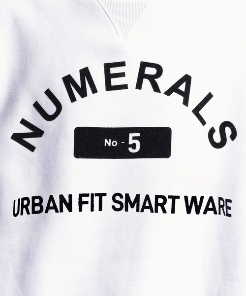 NUMERALS（ヌメラルズ）の「[NUMERALS]ヘビー裏毛ロゴスウェット（スウェット・メンズ・ブラック/カーキ/オフホワイト・MEDIUM/LARGE）」の20枚目の写真