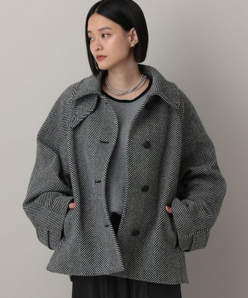 【極美品】'80s Avon House ステンカラーコート ヘリンボン日本製Ｍ 楽天市場】ヘリンボーンステンカラーコートの通販