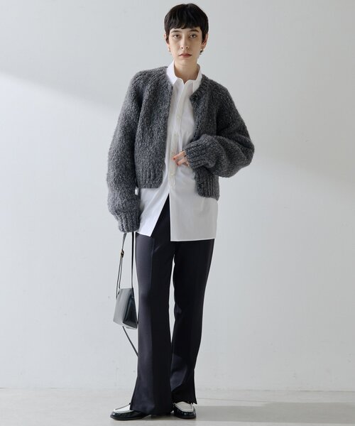 Whim Gazette（ウィムガゼット）の「ジャージーパンツ（その他パンツ・レディース・ブラック/グレイッシュベージュ・36/38）」の11枚目の写真