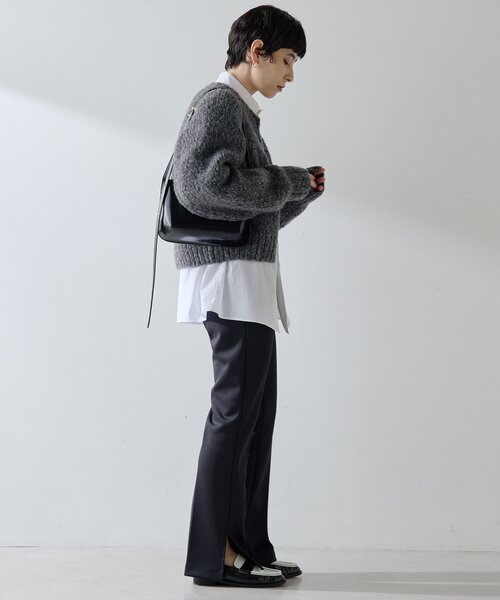 Whim Gazette（ウィムガゼット）の「ジャージーパンツ（その他パンツ・レディース・ブラック/グレイッシュベージュ・36/38）」の15枚目の写真