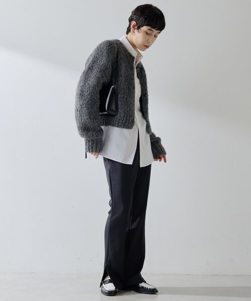 Whim Gazette（ウィムガゼット）の「ジャージーパンツ（その他パンツ・レディース・ブラック/グレイッシュベージュ・36/38）」の16枚目の写真