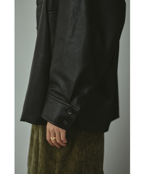 セール】【大人気】フェイクレザージャケット 秋服/冬服（ライダース