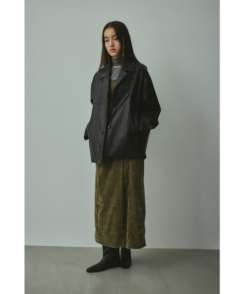 ファッション レディースakemi23200 セール】【大人気】フェイクレザージャケット 秋服/冬服（ライダース