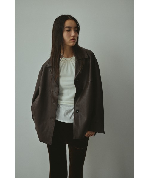 今季完売STYLEMIXER 【大人気】フェイクレザージャケット 秋服/冬服 セール】【大人気】フェイクレザージャケット 秋服/冬服（ライダース