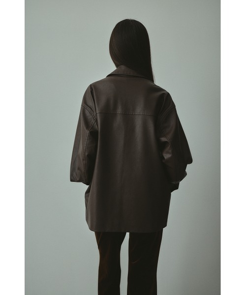 セール】【大人気】フェイクレザージャケット 秋服/冬服（ライダース